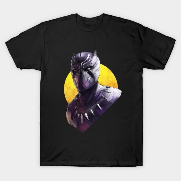 Black Panther T-Shirt by Jackson Caspersz